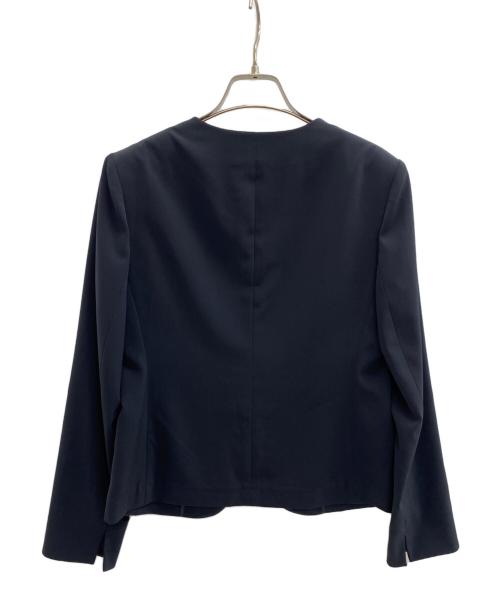 自由区（ジユウク）自由区 (ジユウク) ノーカラージャケット ブラック サイズ:38の古着・服飾アイテム