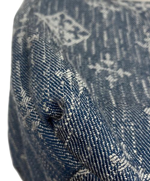 russet（ラシット）russet (ラシット) 2WAYバッグ ブルー×ホワイトの古着・服飾アイテム