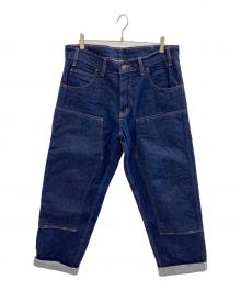 PRISN BLUE（プリズンブルース）の古着「ダブルニーペインターパンツ」｜ブルー