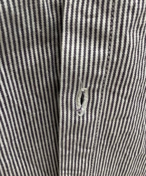 PRSN BLU（プリズンブルー）PRSN BLU (プリズンブルース) ワークシャツ グレー×ホワイト サイズ:SIZE 3の古着・服飾アイテム