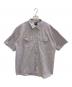 PRSN BLU（プリズンブルース）の古着「ワークシャツ」｜グレー×ホワイト