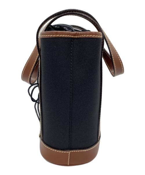 HUNTING WORLD（ハンティングワールド）HUNTING WORLD (ハンティングワールド) トートバッグ ブラック×ブラウンの古着・服飾アイテム