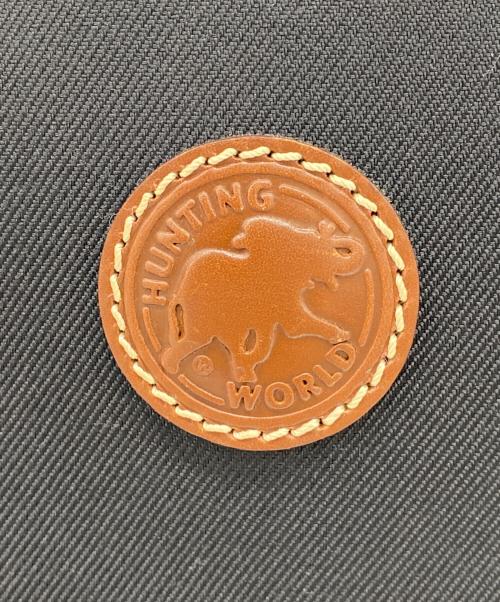 HUNTING WORLD（ハンティングワールド）HUNTING WORLD (ハンティングワールド) トートバッグ ブラック×ブラウンの古着・服飾アイテム