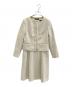 COMME CA ISM（コムサイズム）の古着「ワンピース・フォマルセットアップ」｜ホワイト