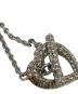 中古・古着 Christian Dior (クリスチャン ディオール) ネックレス シルバーカラー：9000円
