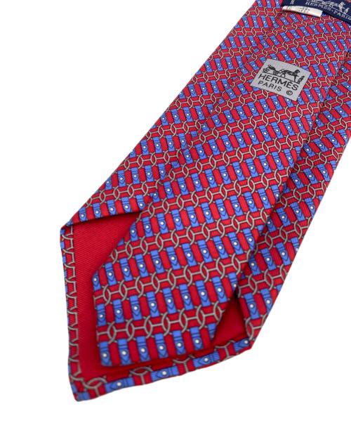 HERMES（エルメス）HERMES (エルメス) ネクタイ レッド サイズ:-の古着・服飾アイテム