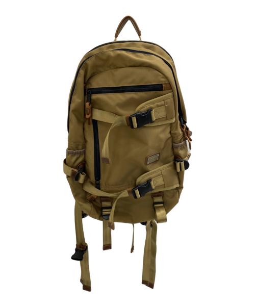 AS2OV（アッソブ）AS2OV (アッソブ) リュック ベージュ×ブラックの古着・服飾アイテム