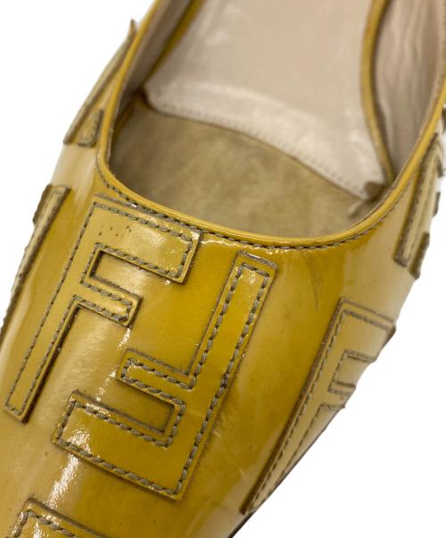 FENDI（フェンディ）FENDI (フェンディ) ミュール イエロー サイズ:37の古着・服飾アイテム