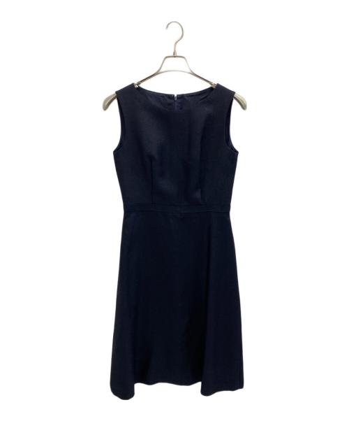 ANAYI（アナイ）ANAYI (アナイ) ノースリーブワンピース ネイビー サイズ:38の古着・服飾アイテム