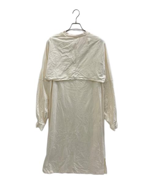 willfully（ウィルフリー）willfully (ウィルフリー) 長袖ワンピース ホワイト サイズ:FREEの古着・服飾アイテム