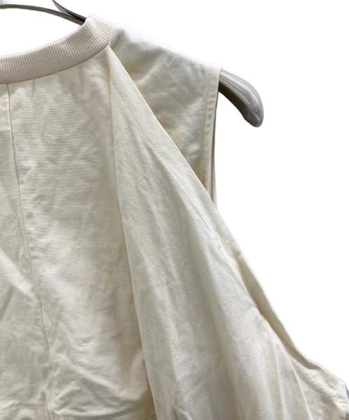 willfully（ウィルフリー）willfully (ウィルフリー) 長袖ワンピース ホワイト サイズ:FREEの古着・服飾アイテム