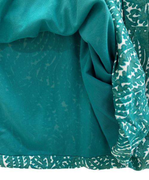 MaxMara（マックスマーラ）MaxMara (マックスマーラ) 半袖ワンピース グリーン サイズ:40の古着・服飾アイテム