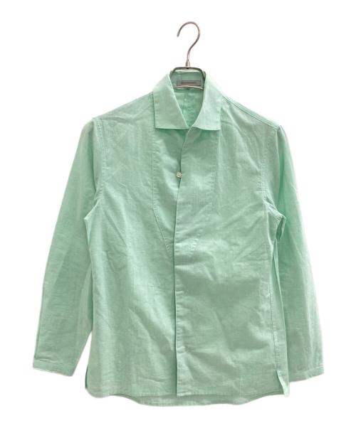 DESIGNWORKS（デザインワークス）DESIGNWORKS (デザインワークス) 長袖シャツ 黄緑 サイズ:44の古着・服飾アイテム
