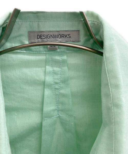 DESIGNWORKS（デザインワークス）DESIGNWORKS (デザインワークス) 長袖シャツ 黄緑 サイズ:44の古着・服飾アイテム