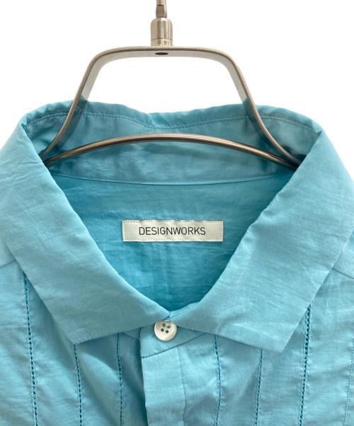 DESIGNWORKS（デザインワークス）DESIGNWORKS (デザインワークス) 長袖シャツ スカイブルー サイズ:46の古着・服飾アイテム