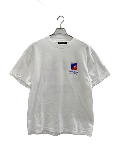 tangram（タングラム）TANGRAM (タングラム) 半袖カットソー ホワイト サイズ:Mの古着・服飾アイテム