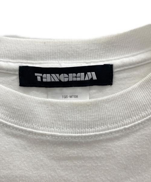 tangram（タングラム）TANGRAM (タングラム) 半袖カットソー ホワイト サイズ:Mの古着・服飾アイテム