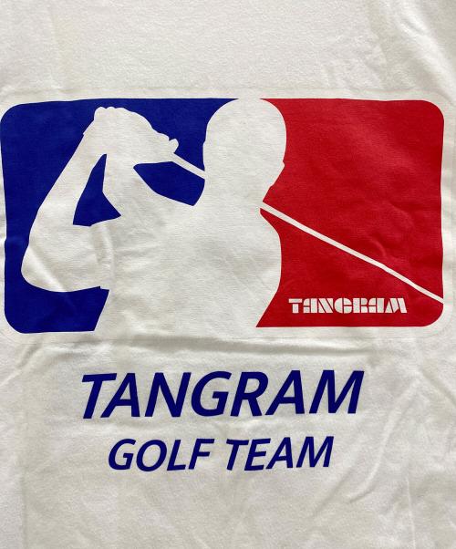 tangram（タングラム）TANGRAM (タングラム) 半袖カットソー ホワイト サイズ:Mの古着・服飾アイテム