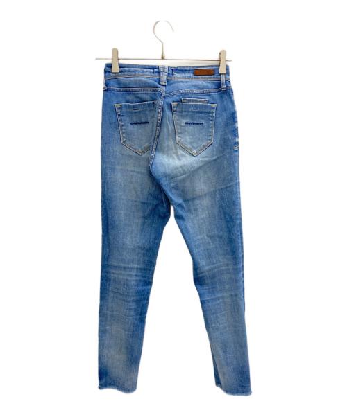 YANUK（ヤヌーク）YANUK (ヤヌーク) デニムパンツ ブルー サイズ:24の古着・服飾アイテム