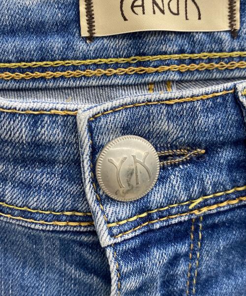 YANUK（ヤヌーク）YANUK (ヤヌーク) デニムパンツ ブルー サイズ:24の古着・服飾アイテム