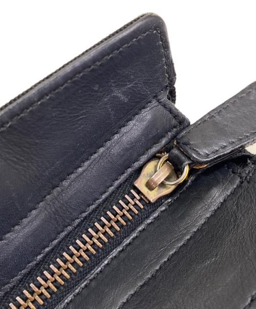 Salvatore Ferragamo（サルヴァトーレ フェラガモ）Salvatore Ferragamo (サルヴァトーレ フェラガモ) ハンドバッグ ブラック×ゴールドの古着・服飾アイテム