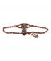 Vivienne Westwood (ヴィヴィアンウエストウッド) MAYFAIR BAS RELIEF BRACELET ピンクゴールド：12000円