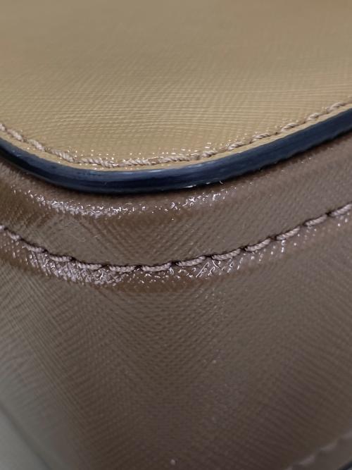MARC JACOBS（マークジェイコブス）MARC JACOBS (マークジェイコブス) Snapshot bag（スナップショットバッグ） ブラウン×ベージュの古着・服飾アイテム
