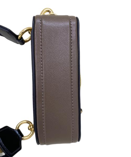MARC JACOBS（マークジェイコブス）MARC JACOBS (マークジェイコブス) Snapshot bag（スナップショットバッグ） ブラウン×ベージュの古着・服飾アイテム