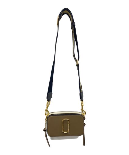 MARC JACOBS（マークジェイコブス）MARC JACOBS (マークジェイコブス) Snapshot bag（スナップショットバッグ） ブラウン×ベージュの古着・服飾アイテム