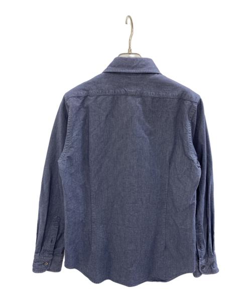 NIGEL CABOURN（ナイジェルケーボン）NIGEL CABOURN (ナイジェルケーボン) 長袖シャツ ブルー サイズ:46の古着・服飾アイテム