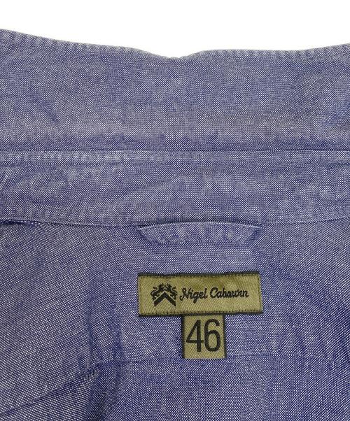 NIGEL CABOURN（ナイジェルケーボン）NIGEL CABOURN (ナイジェルケーボン) 長袖シャツ ブルー サイズ:46の古着・服飾アイテム