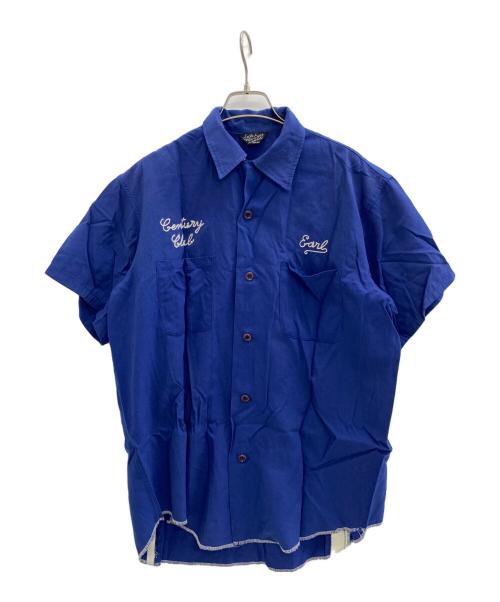 STYLE EYES（スタイルアイズ）STYLE EYES (スタイルアイズ) ボウリングシャツ ブルー サイズ:Lの古着・服飾アイテム