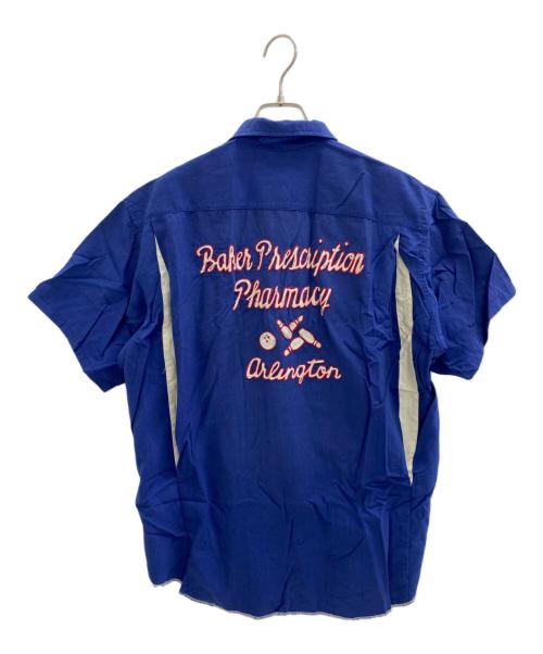 STYLE EYES（スタイルアイズ）STYLE EYES (スタイルアイズ) ボウリングシャツ ブルー サイズ:Lの古着・服飾アイテム