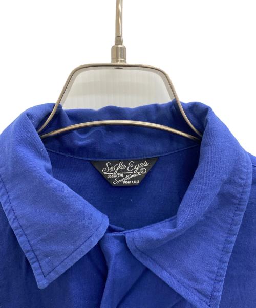 STYLE EYES（スタイルアイズ）STYLE EYES (スタイルアイズ) ボウリングシャツ ブルー サイズ:Lの古着・服飾アイテム