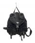 PRADA (プラダ) ナイロンリュック ブラック：40000円
