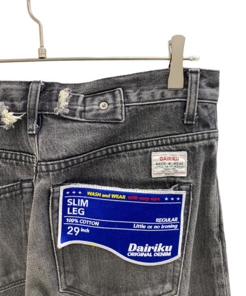 DAIRIKU（ダイリク）DAIRIKU (ダイリク) デニムパンツ グレー サイズ:29の古着・服飾アイテム