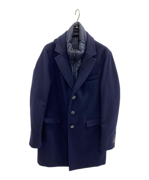 HERNO（ヘルノ）HERNO (ヘルノ) チェスターコート ネイビー サイズ:SIZE 48の古着・服飾アイテム