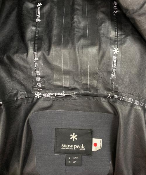 Snow peak（スノーピーク）snow peak (スノーピーク) FR RAIN JACKET チャコールグレー サイズ:Lの古着・服飾アイテム