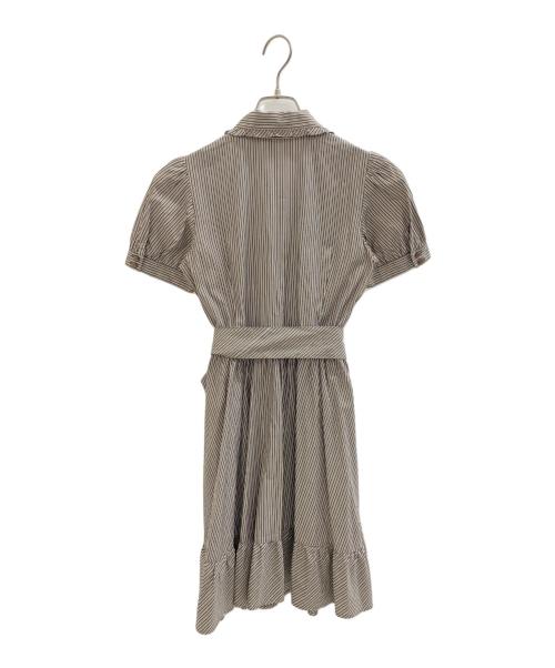 BURBERRY BLUE LABEL（バーバリーロンドンブルーレーベル）BURBERRY BLUE LABEL (バーバリーロンドンブルーレーベル) 半袖ワンピース グレー サイズ:38の古着・服飾アイテム