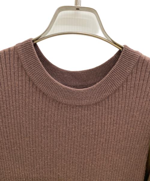 Noble（ノーブル）Noble (ノーブル) 長袖ワンピース ブラウン サイズ:FREEの古着・服飾アイテム