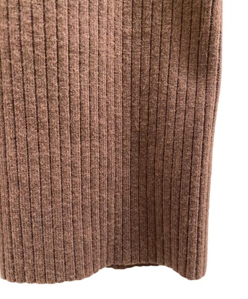 Noble（ノーブル）Noble (ノーブル) 長袖ワンピース ブラウン サイズ:FREEの古着・服飾アイテム