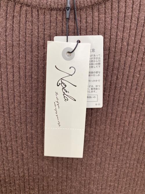 Noble（ノーブル）Noble (ノーブル) 長袖ワンピース ブラウン サイズ:FREEの古着・服飾アイテム