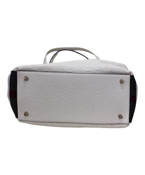 BURBERRY（バーバリー）BURBERRY (バーバリー) トートバッグ アイボリーの古着・服飾アイテム