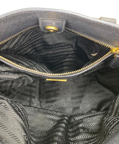 PRADA（プラダ）PRADA (プラダ) 2WAYバッグ ブラックの古着・服飾アイテム