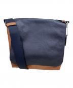 COACHコーチ）の古着「Small Messenger In Sport Calf」｜ブラウン×ブラック