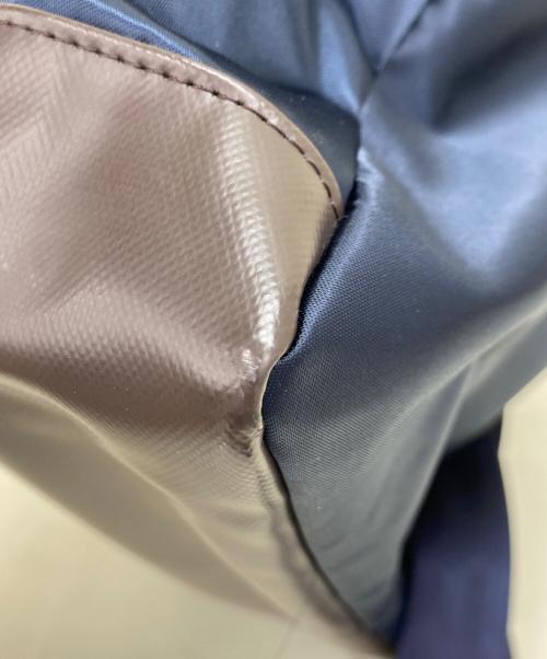 PORTER（ポーター）PORTER (ポーター) SAC'S BAR (サックスバー) SHOULDER BAG（L） ネイビー×ブラウンの古着・服飾アイテム