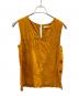 CURRENTAGE（カレンテージ）の古着「ノースリーブブラウス」｜オレンジ
