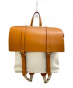 HALEINEアレンヌ）の古着「リュック」｜ホワイト×ブラウン