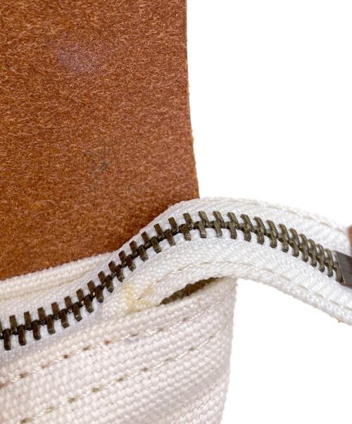 HALEINE（アレンヌ）HALEINE (アレンヌ) リュック ホワイト×ブラウンの古着・服飾アイテム