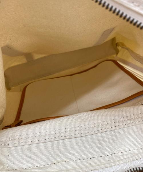 HALEINE（アレンヌ）HALEINE (アレンヌ) リュック ホワイト×ブラウンの古着・服飾アイテム